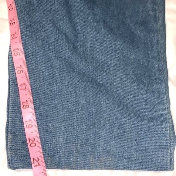 Womens Denim Overalls XL Blue Jean Adjustable Straps With Pockets Casual Style - Picture 10 of 10